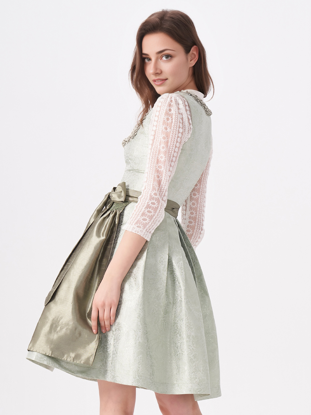 Dirndl in Grün – Eleganz und Tradition