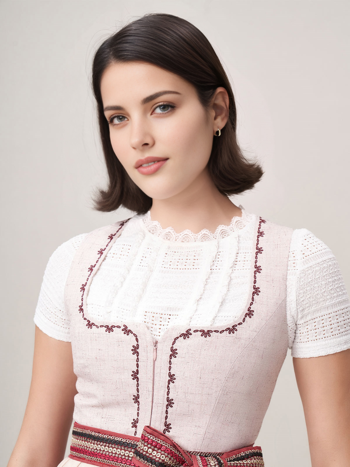 Dirndl in Rosa mit 70 cm Rocklänge
