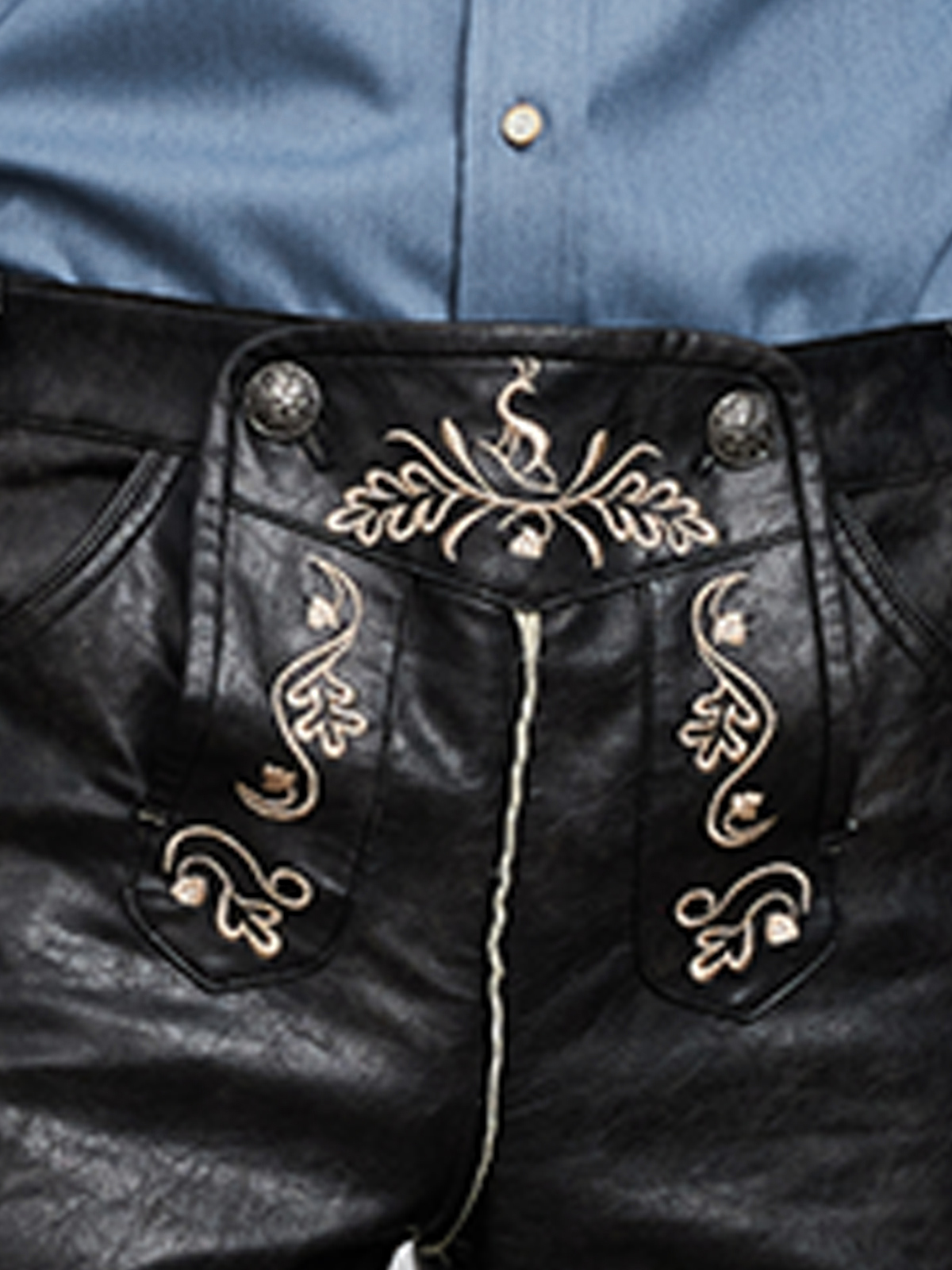 Dirndl Hellgrau mit klassischer Schürze